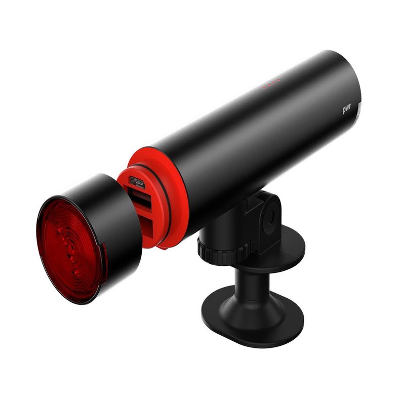Luz Para Bicicleta Pwr Redcap + Helmet Mount-2