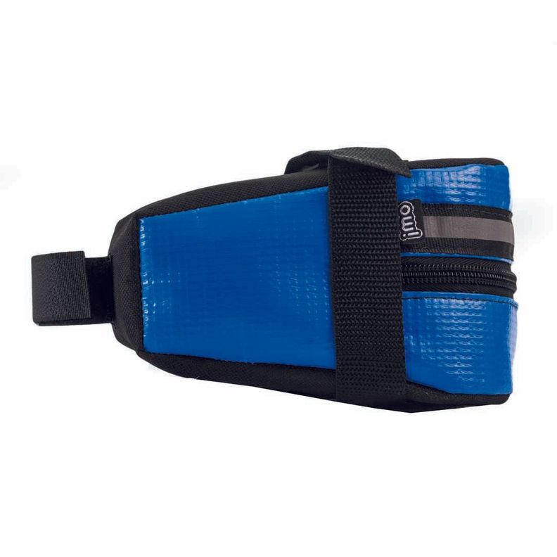 Bolso Sillin Impermeable Azul Para Bicicleta Negro