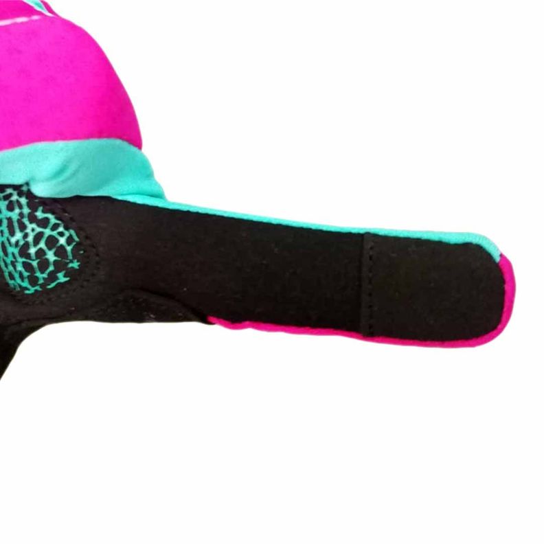 Guante Largo Touch Para Ciclismo Onwheels Morado/verde-5