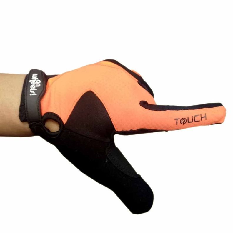 Guante Largo Touch Onweels Naranjo/negro-3
