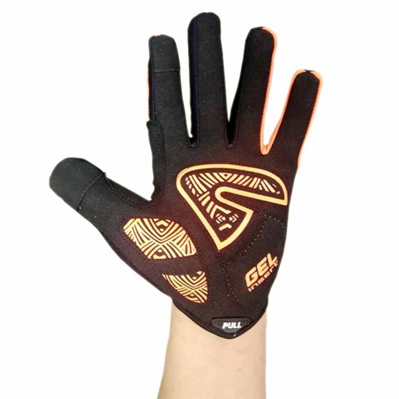 Guante Largo Touch Onweels Naranjo/negro-4
