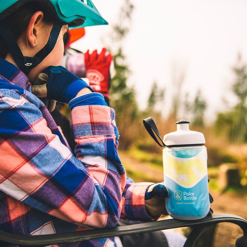 BOTELLA DE AGUA POLAR KIDS CAMPFIRE 12oz TANGERINE-3