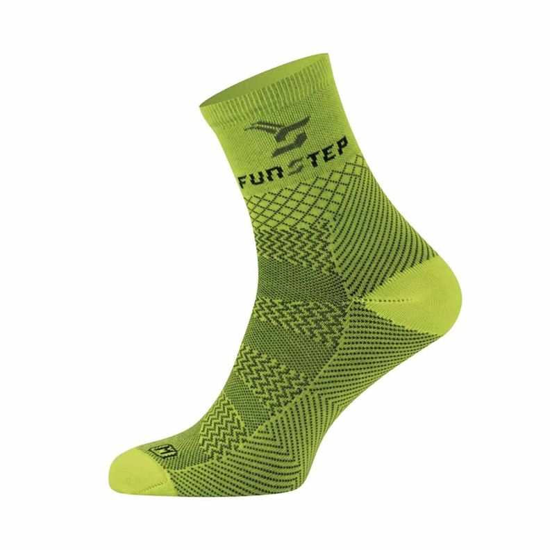 Calcetines Funstep Pro Evo Trail 04 Amarillo Fluor  Xl 44-47-4