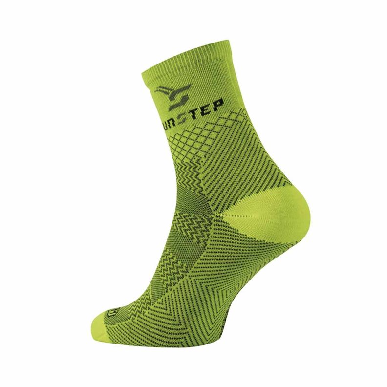 Calcetines Funstep Pro Evo Trail 04 Amarillo Fluor  Xl 44-47-5
