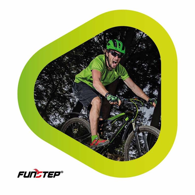 Calcetines Funstep Essentials Amarillo Flúor Xl ( 44-47)-1