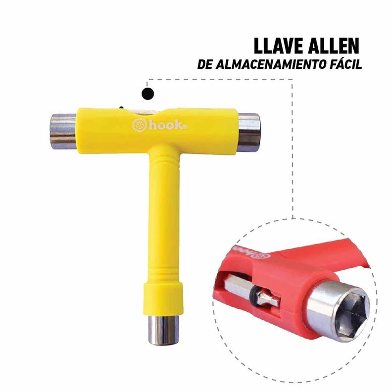 Herramienta Para Patines Hook /penny Yellow-3
