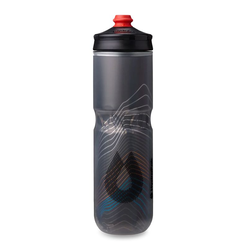 Botella Hydrapak Surge Antiderrame 700ml Ascent Black Negro