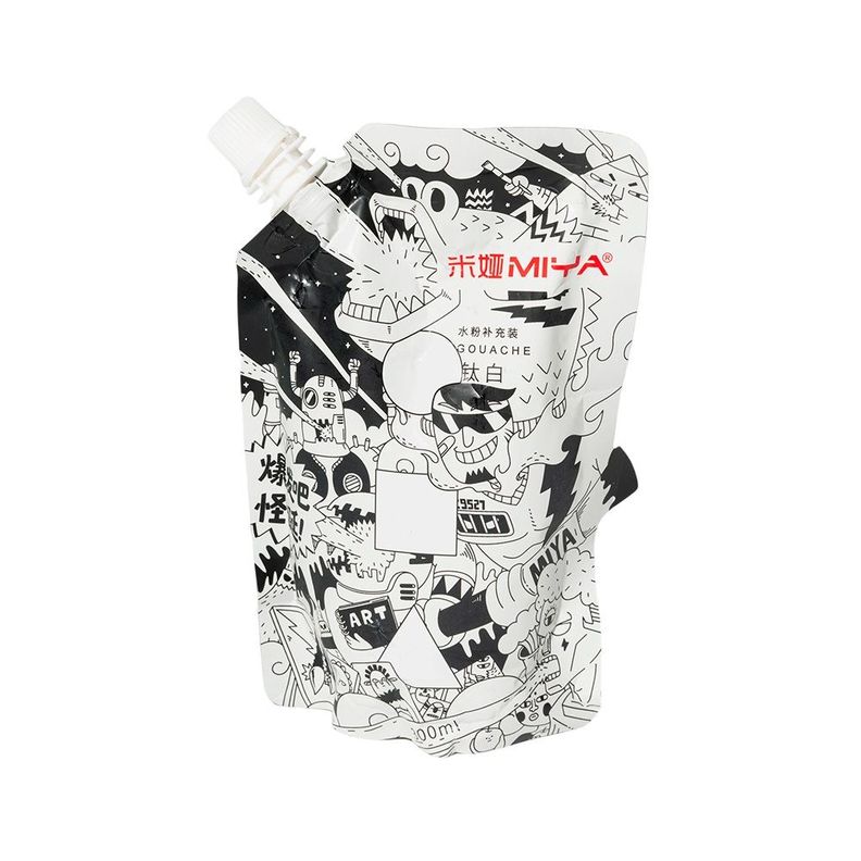 MIYA Bolsa de Gouache Blanco Titanium 300 ml