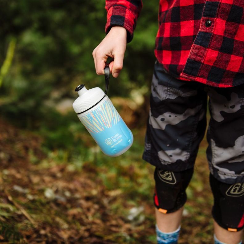BOTELLA DE AGUA POLAR KIDS CAMPFIRE 12oz TEAL-3