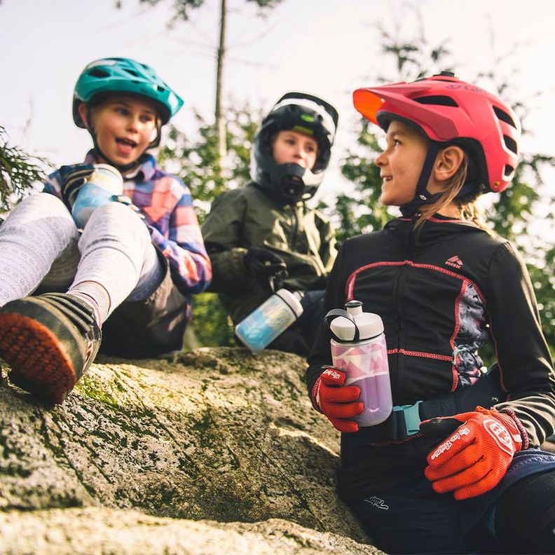 BOTELLA DE AGUA POLAR KIDS CAMPFIRE 12oz TEAL-4