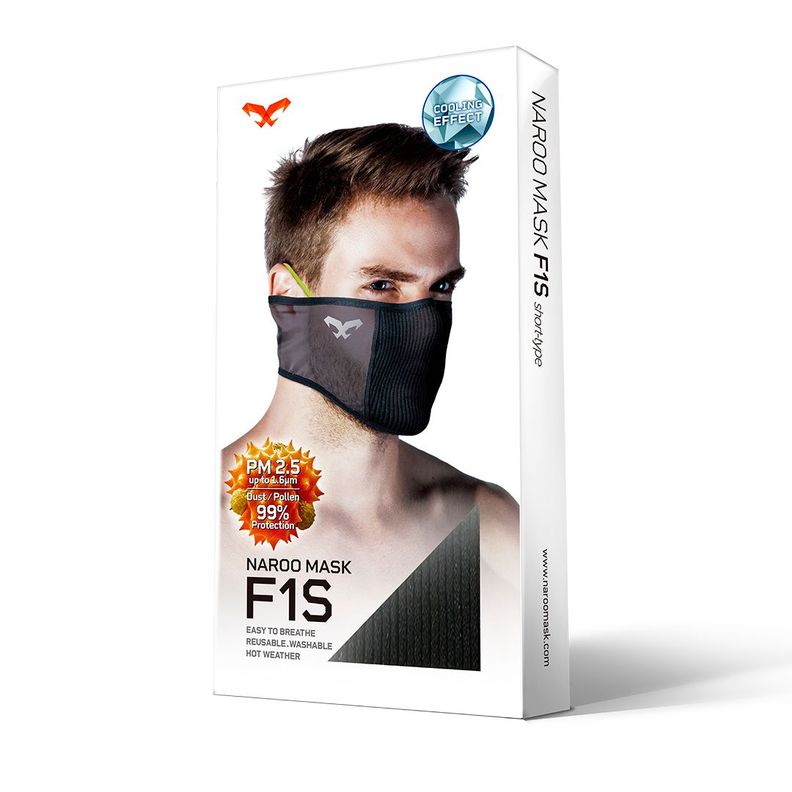 Mascara Filtrante Efecto Refrescante Lavable F1s Black L-7