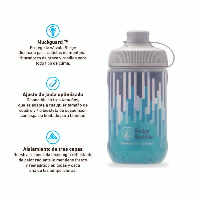 Botella De Agua Térmica Para Ciclismo 350ml Polar Bottle-1
