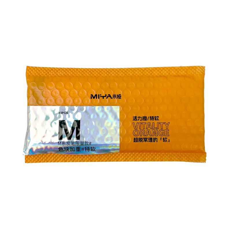 LÁPIZ DE CARBÓN MIYA M SERIES 10 UNDS, ULTRA SUAVE-1