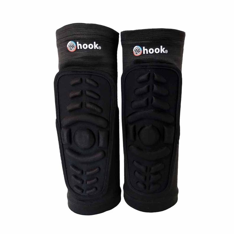 Rodillera Deportiva Para Volleybal Larga Pro Hook Negra-1