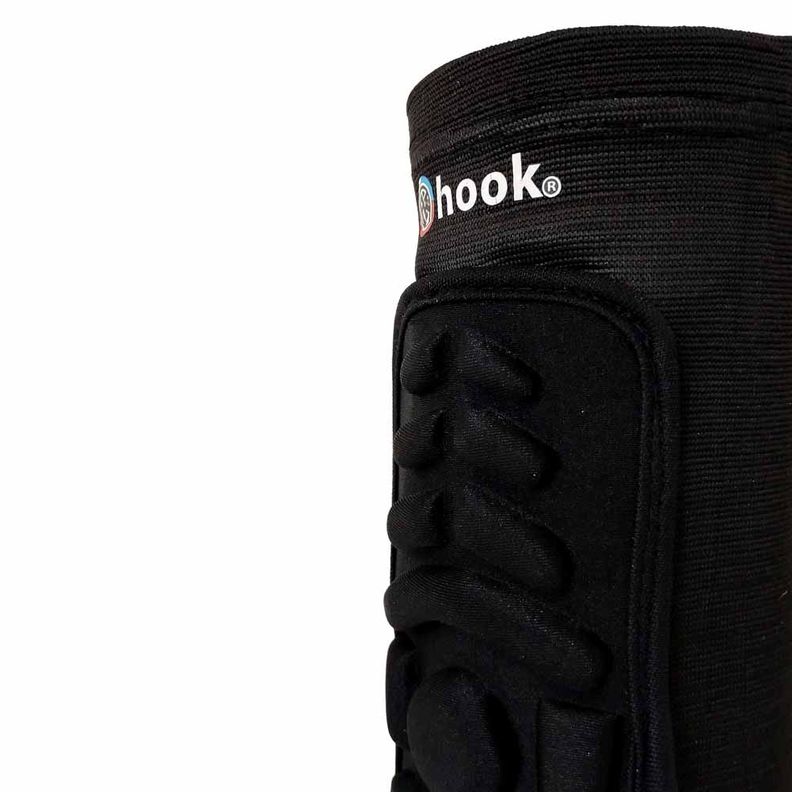 Rodillera Deportiva Para Volleybal Larga Pro Hook Negra-5