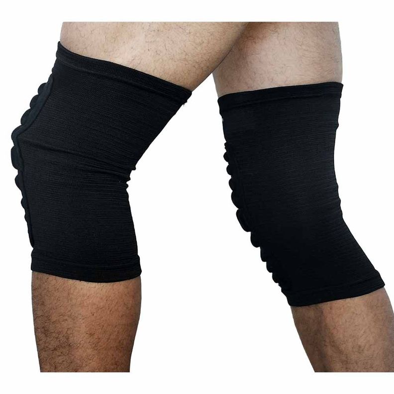 Rodillera Deportiva Para Volleybal Larga Pro Hook Negra-7