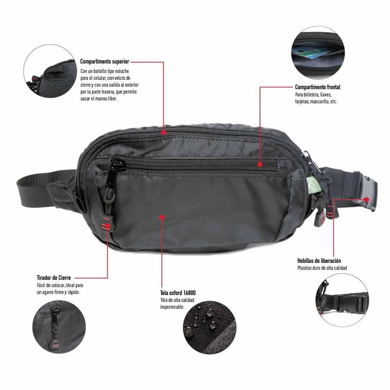 Banano Deportivo Onwheels Negro-4