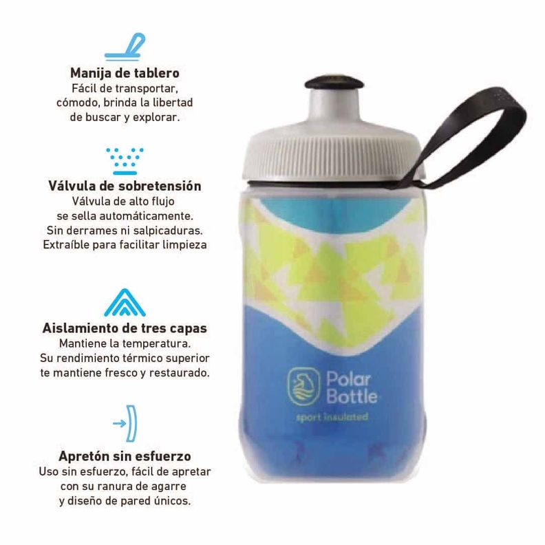 Botella De Agua Térmica Deportiva 350ml Polar Bottle-1