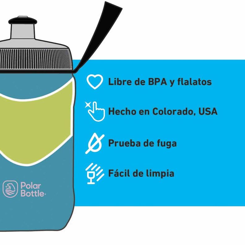 Botella De Agua Térmica Deportiva 350ml Polar Bottle-2
