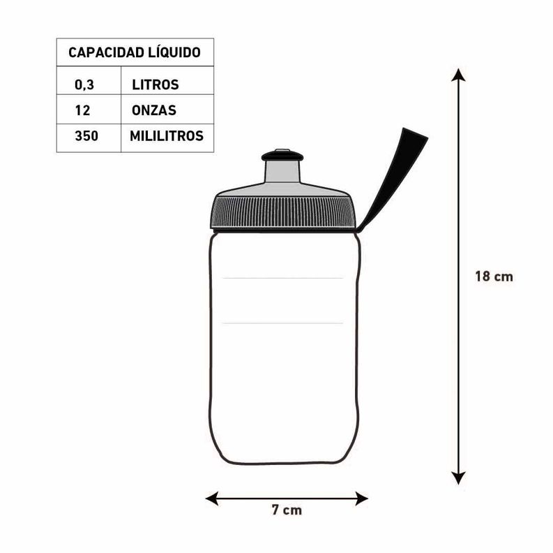 Botella De Agua Térmica Deportiva 350ml Polar Bottle-3