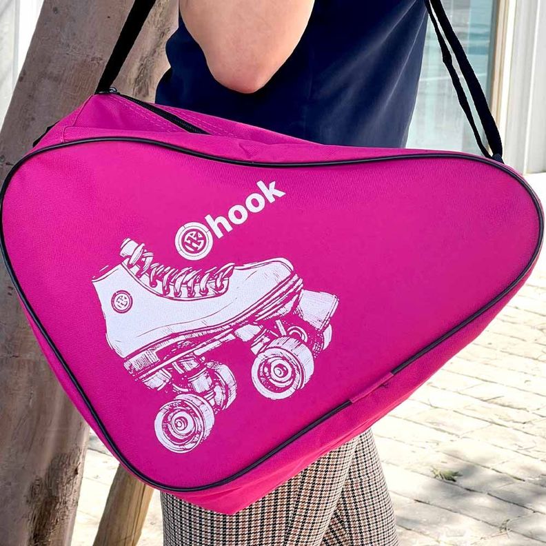 Bolso Para Patines Hook Fucsia Con Diseño-3