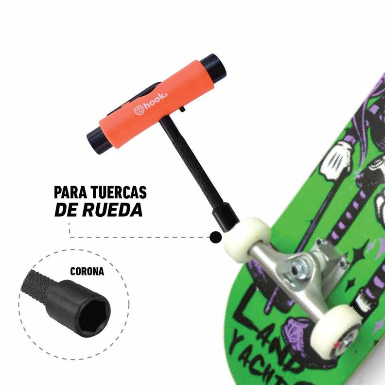 Herramienta Para Patines Pro Hook /penny Orange-5