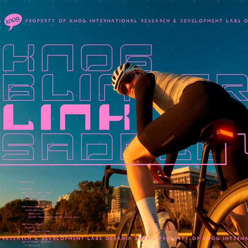 Luz Trasera para biciclieta knog  Con Montaje para sillin-2