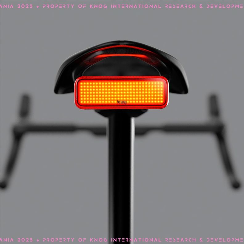 Luz Trasera para biciclieta knog  Con Montaje para sillin-5