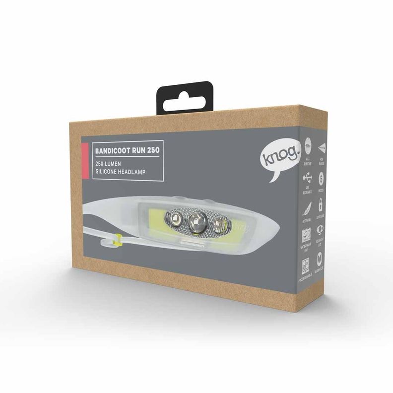 Linterna Frontal Bandicoot Run 250 Lime-5