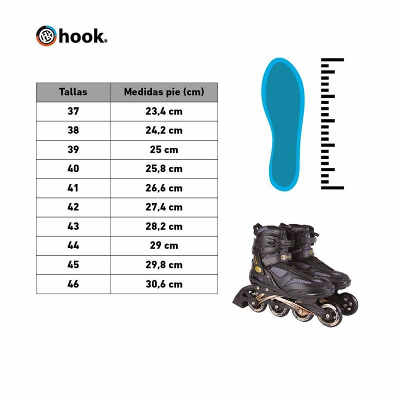 Patin En Linea Hit Gold Hook-5