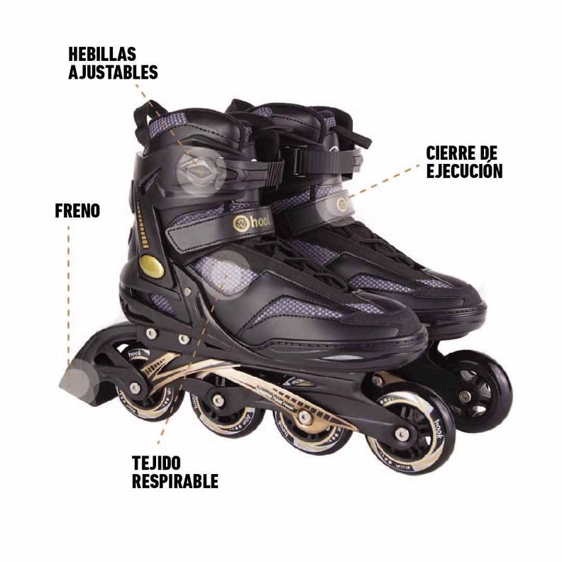 Patin En Linea Hit Gold Hook-6