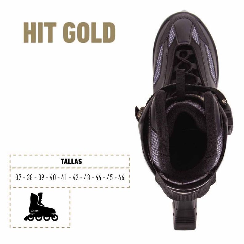Patin En Linea Hit Gold Hook-8