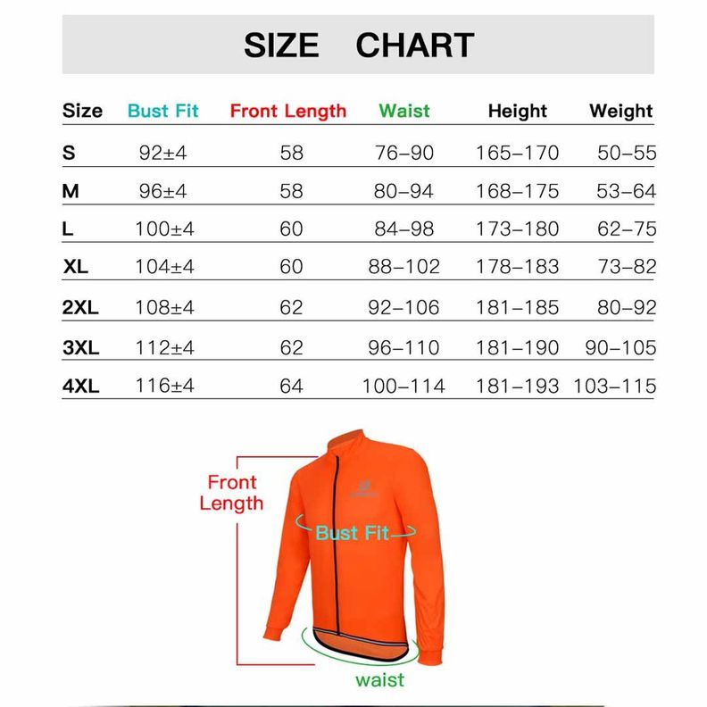 Cortaviento Impermeable Orange-8
