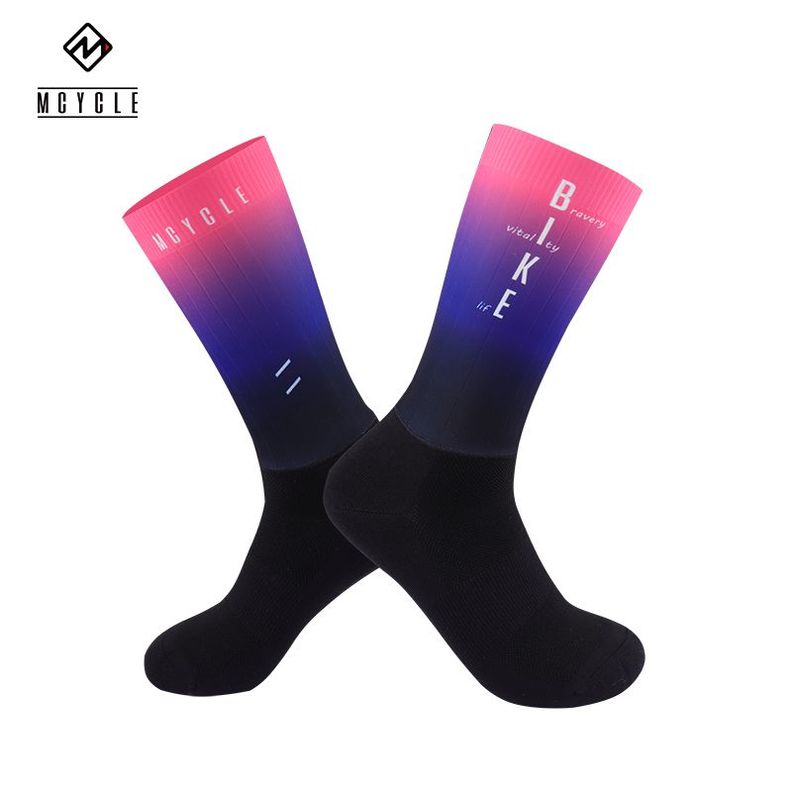 Calcetines Deportivos Mp013 Black/pink Mcycle-1