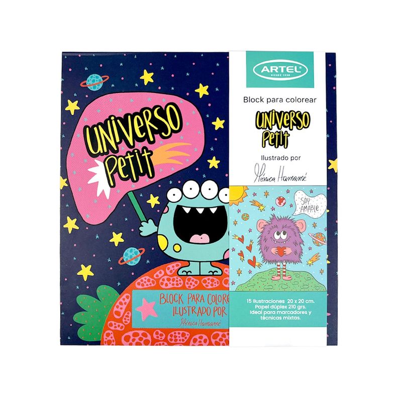Libro para Colorear Universo Petit por Monica Hamame Surtido