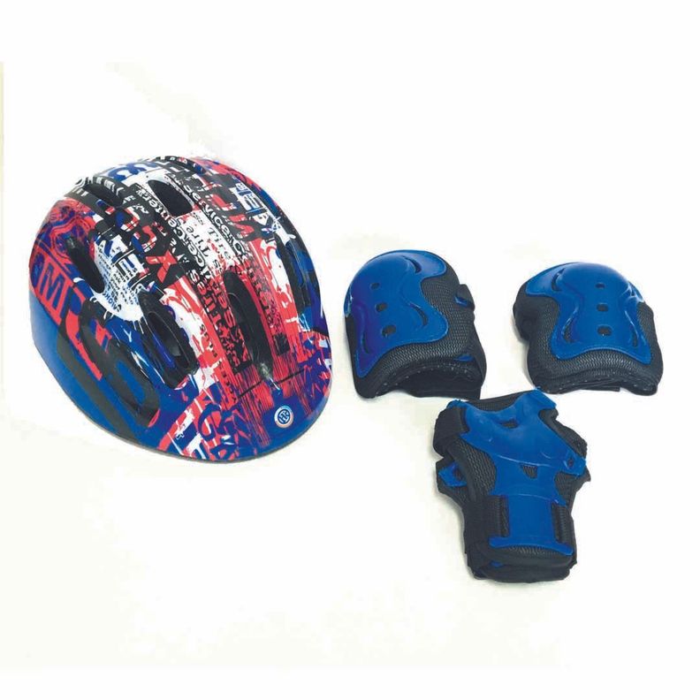 Set Proteccion Y Casco Hook Niño - Incluye Muñequera-1