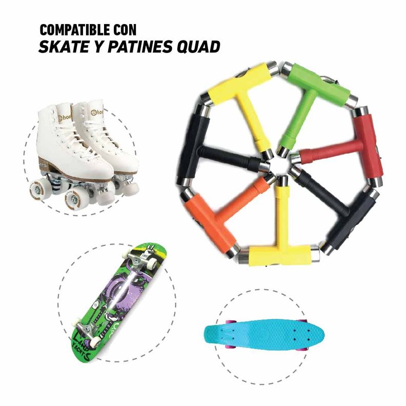 Herramienta Para Patines Hook /penny Red-6