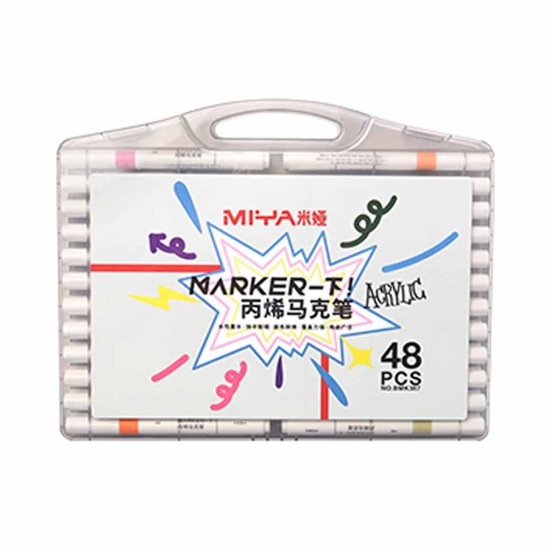 Himi - Miya Set De Marcadores Acrilicos 48 Colores-0