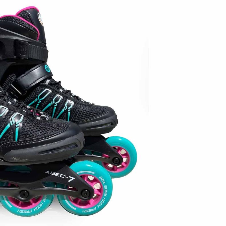 Patines Hook Fresh Rosado Azul-8