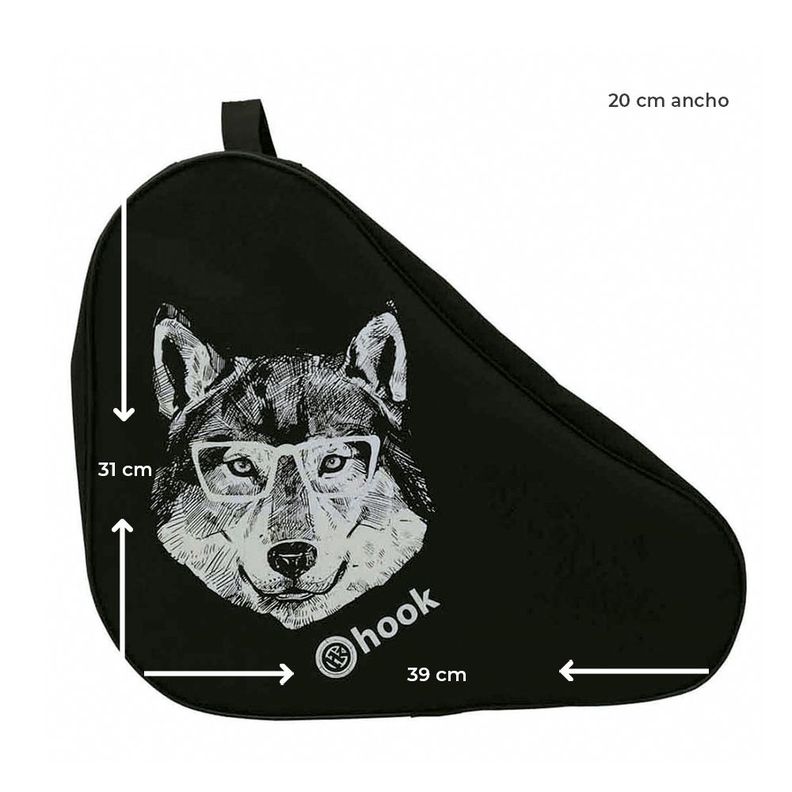 Bolso Para Patines Hook Diseño Lobo-1