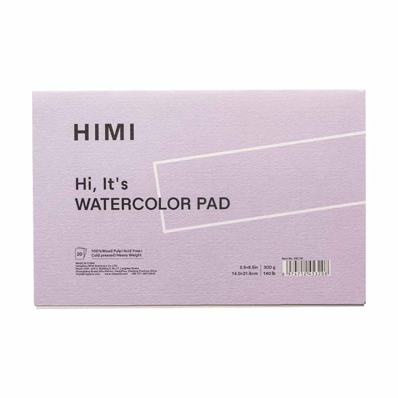 Block Para Bocetos Himi-miya 14.0*21.6cm 300g Blue /purple Morado