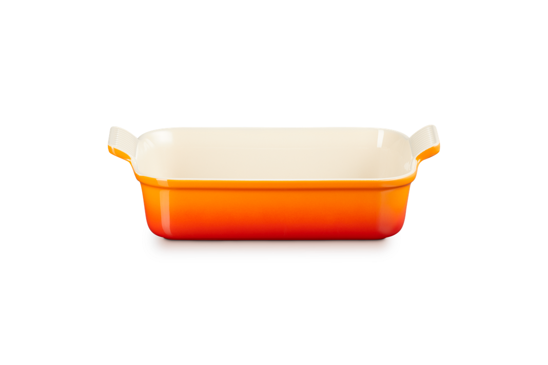 Le Creuset Bandeja Rectangular Heritage 26cm Volcanico Naranjo