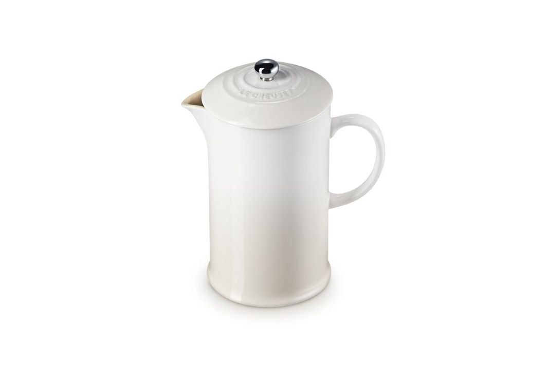 Le Creuset Cafetera 1 Ltrs con prensa Meringue Ceramica Crema