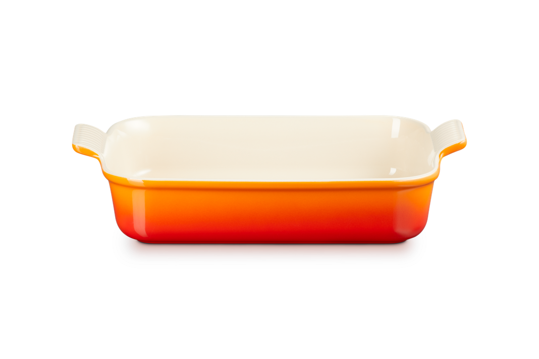 Le Creuset Bandeja Rectangular Heritage 32Cm Volcanico Naranjo