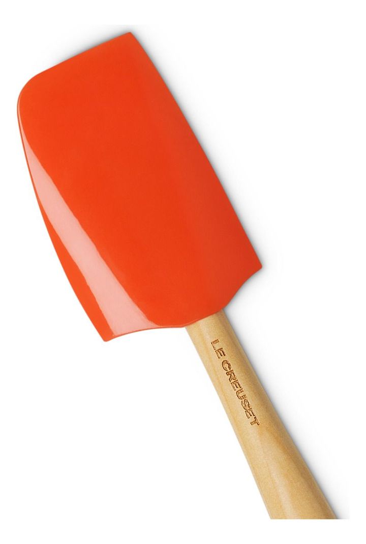 Le Creuset Espatula Mediana Jewel Volcanico Naranjo