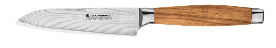 Cuchillo Santoku 15cm Mango Madera de Olivo-0