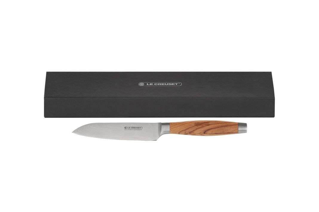 Cuchillo Santoku 15cm Mango Madera de Olivo-3