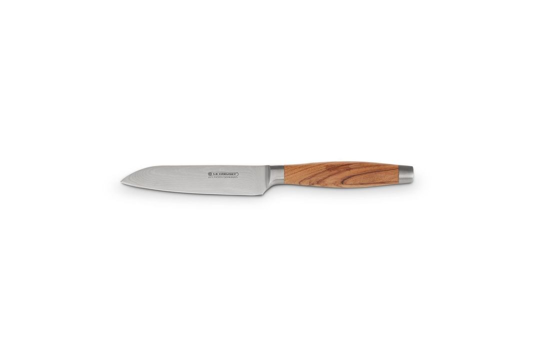 Cuchillo Santoku 15cm Mango Madera de Olivo-1
