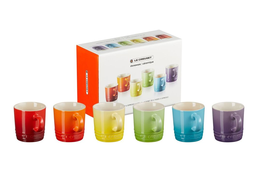 Set 6 Tazas 100ml Arcoiris-0