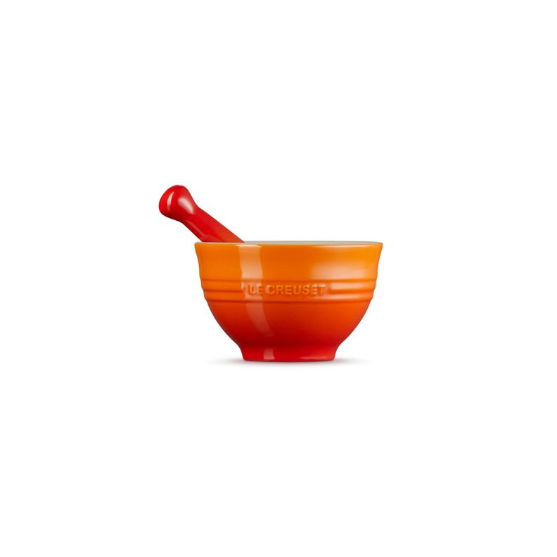 Le Creuset Mortero y Pistilo 300ml Volcanico V.2 Ceramica Naranjo